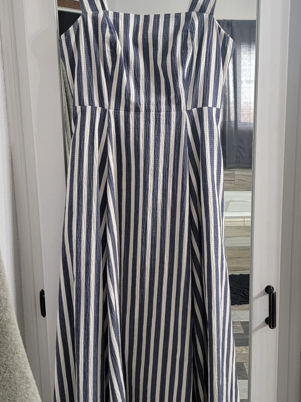 Kate Spade Navy and White Striped Sundress